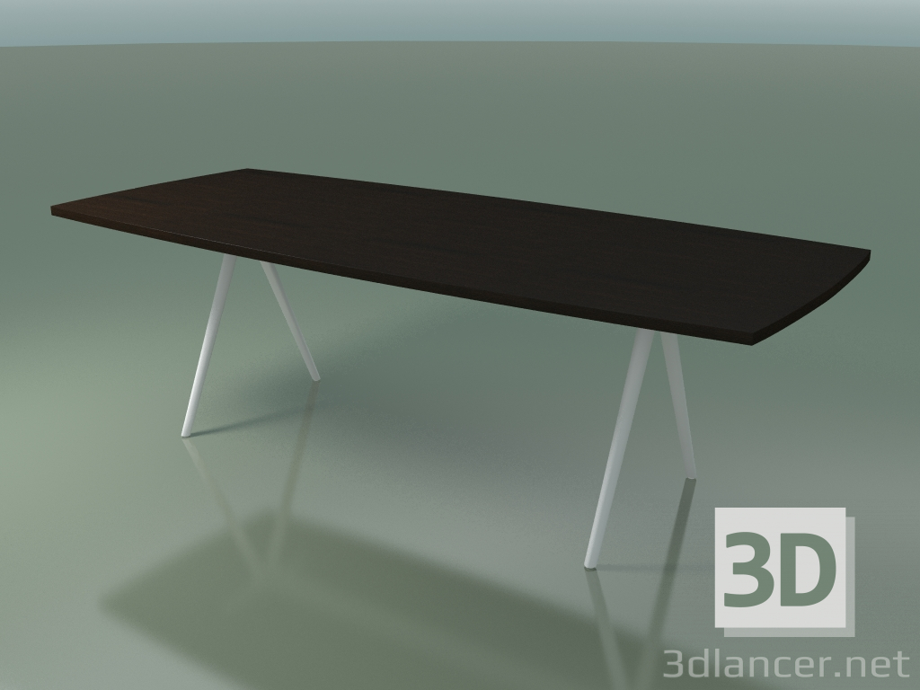 Modelo 3d Mesa em forma de sabão 5434 (H 74 - 100x240 cm, pés 180 °, folheados L21 wenge, V12) - preview