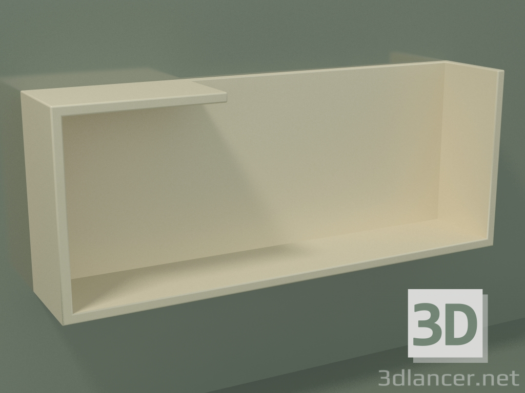 3d model Horizontal shelf (90U19006, Bone C39, L 60, P 12, H 24 cm) - preview