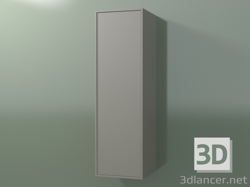 Modelo 3d Armário de parede com 1 porta (8BUBDDD01, 8BUBDDS01, Clay C37, L 36, P 36, H 120 cm) - preview