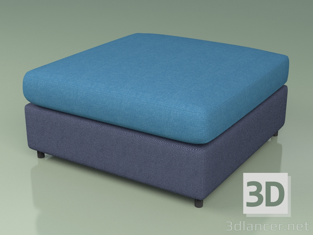 3D Modell Sofamodul 003 (3D Net Navy) - Vorschau