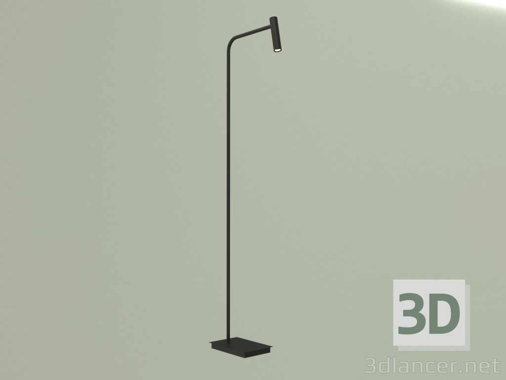 modello 3D Lampada da terra 7009F BK - anteprima