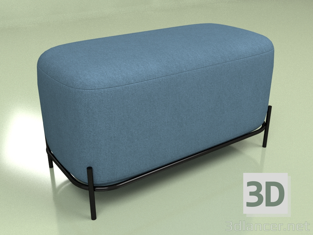 modèle 3D Pouf Pawai largeur 80 - preview