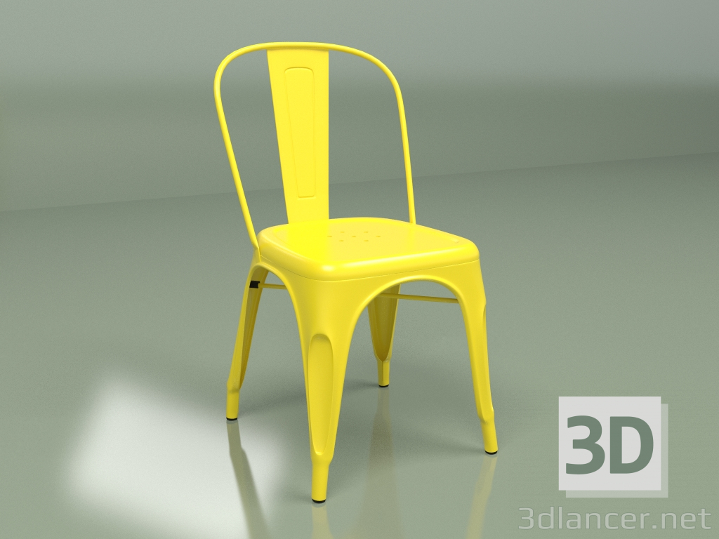 3d model Silla Marais Color (amarillo) - vista previa