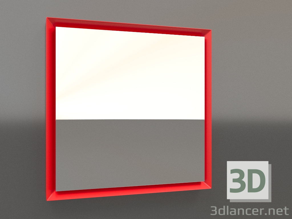 modèle 3D Miroir ZL 21 (400x400, orange lumineux) - preview