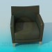 3d model Leather chair - preview