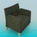 3d model Leather chair - preview