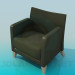 3d model Leather chair - preview