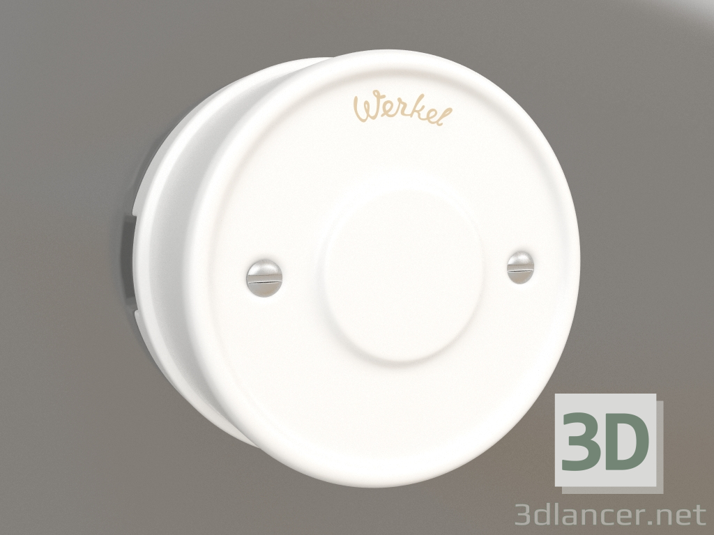 3d model Junction box (white) - preview