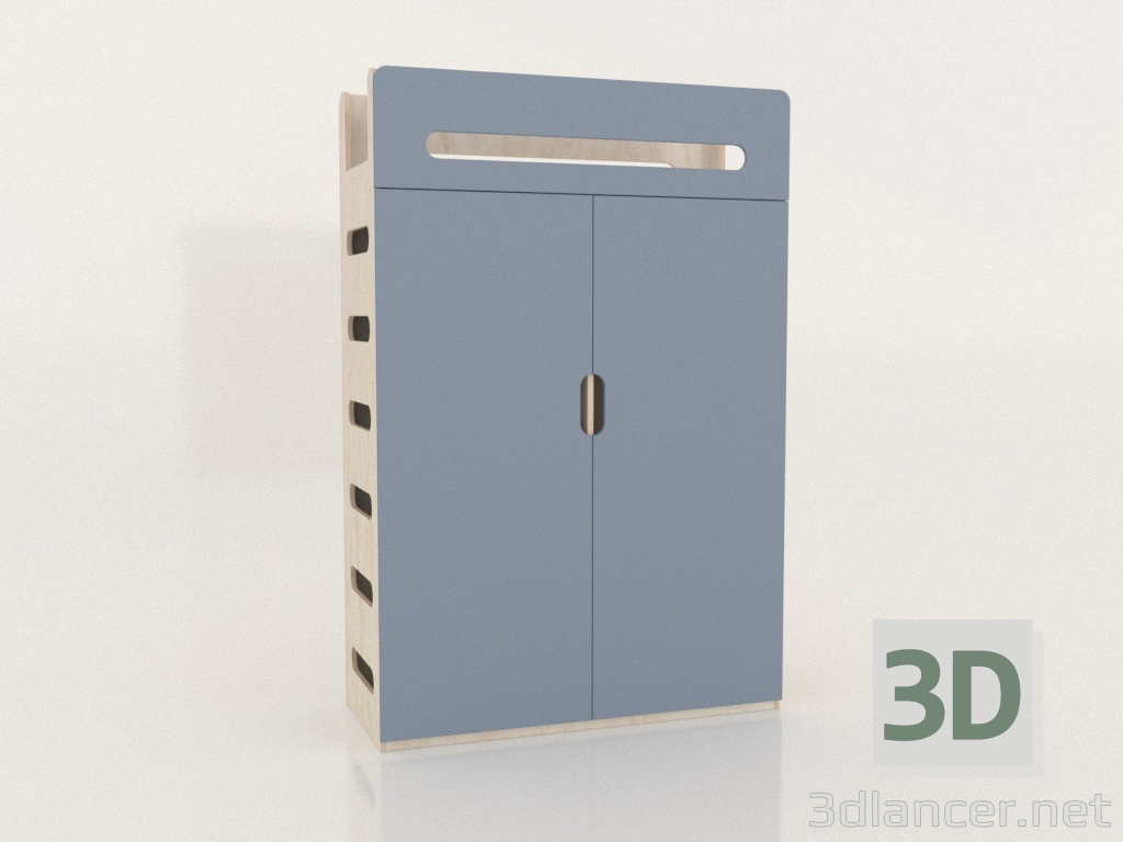 3D Modell Kleiderschrank geschlossen MOVE WA (WAMWA2) - Vorschau