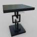 3d table chain model buy - render