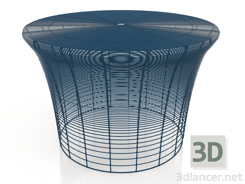 Modelo 3d Mesa de centro alta (azul cinza) - preview