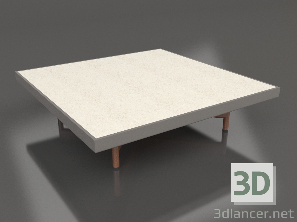 3D modeli Kare sehpa (Kuvars grisi, DEKTON Danae) - önizleme