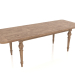 3d model Sliding dining table, unfolded, 2500 mm (gold oak) - preview