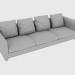 modèle 3D Canapé CHOPIN FREE BACK SOFA (285X103XH75-mod85) - preview