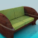 3d model Sofa-bench - preview