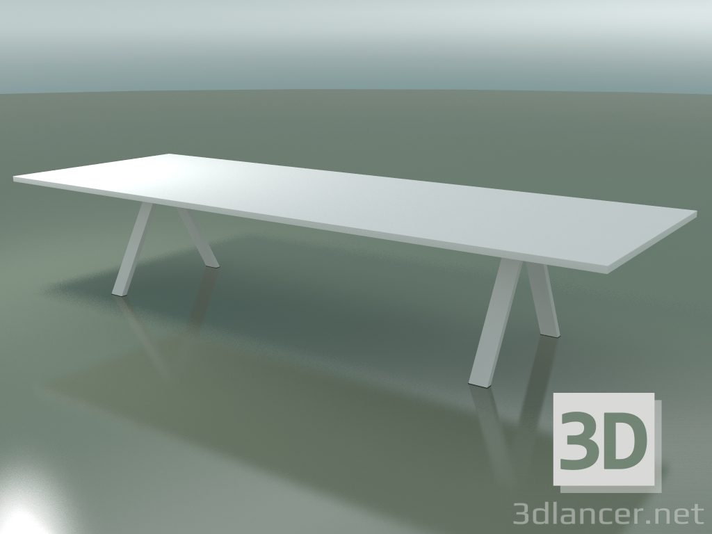 3d model Table with standard worktop 5000 (H 74 - 390 x 135 cm, F01, composition 1) - preview