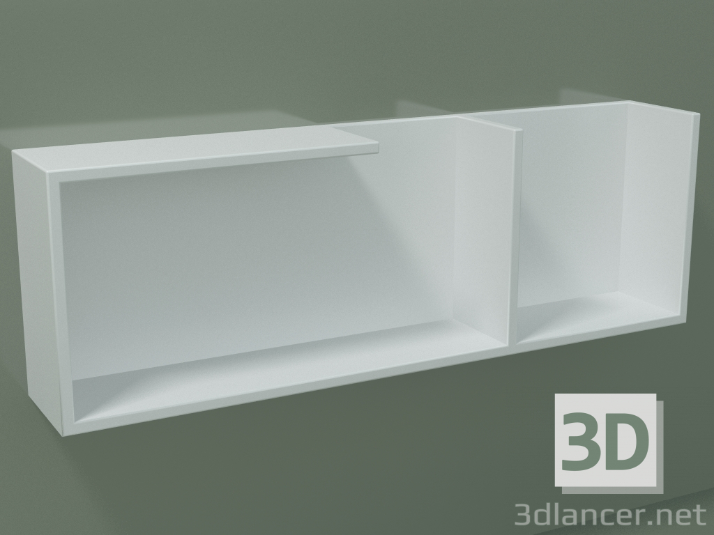 3d model Horizontal shelf (90U19007, Glacier White C01, L 72, P 12, H 24 cm) - preview