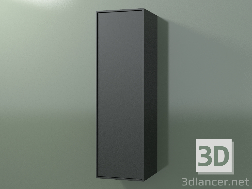 3D modeli 1 kapılı duvar dolabı (8BUBDDD01, 8BUBDDS01, Deep Nocturne C38, L 36, P 36, H 120 cm) - önizleme