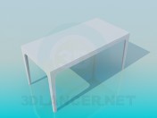 Table rectangulaire