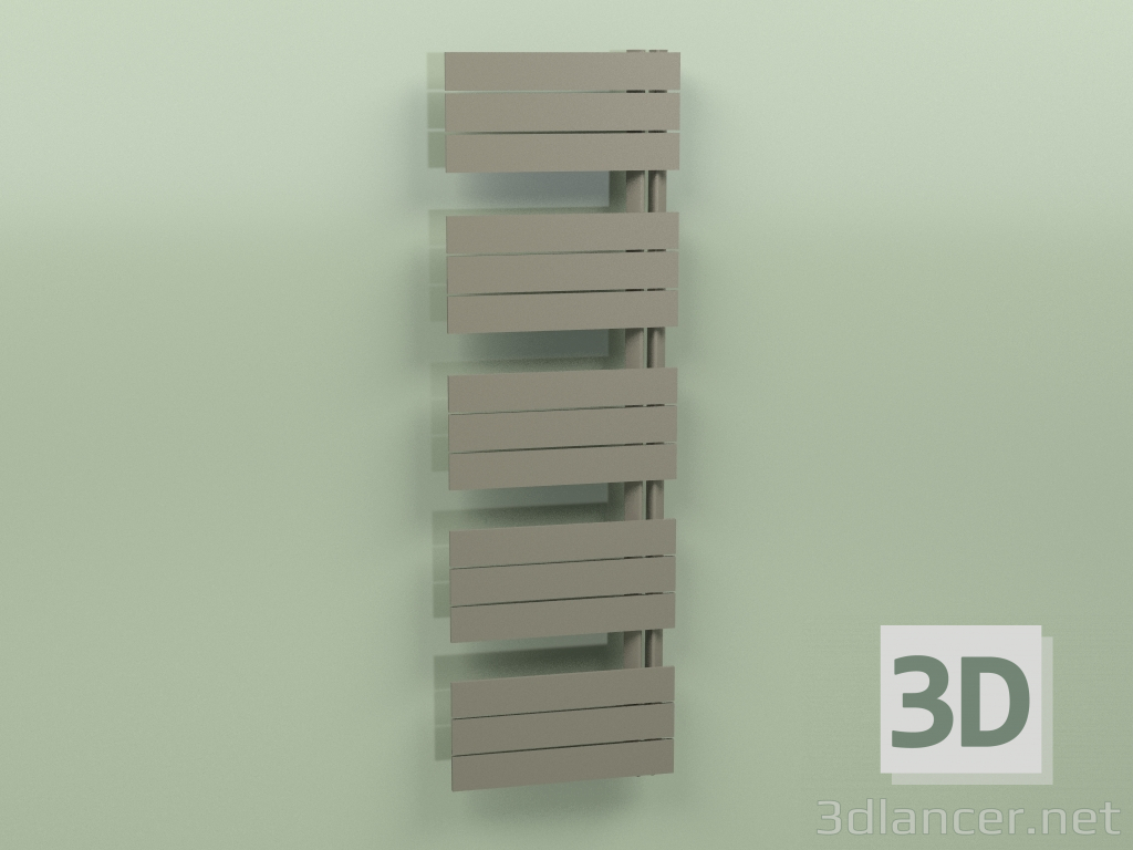 3d model Heated towel rail - Elato (1430 x 450, RAL - 7013) - preview