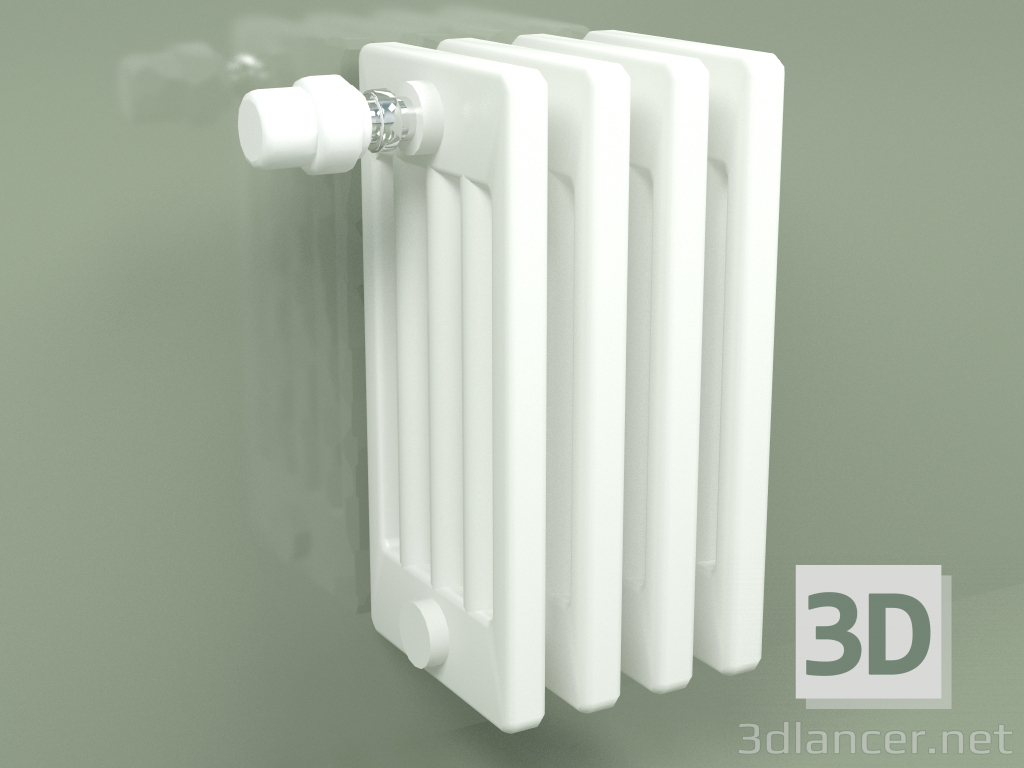 3d model Radiador Delta Laserline (DL5, H 365 mm, RAL - 9016) - vista previa