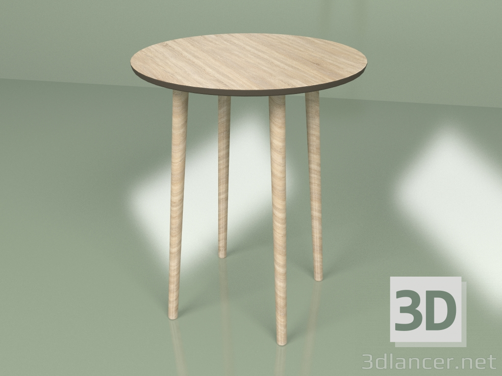 3D Modell Tisch Sputnik Mini Furnier (dunkelbraun) - Vorschau