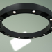 modello 3D Lampadario a LED da soffitto SLC74107 10X3W BK 3000K - anteprima