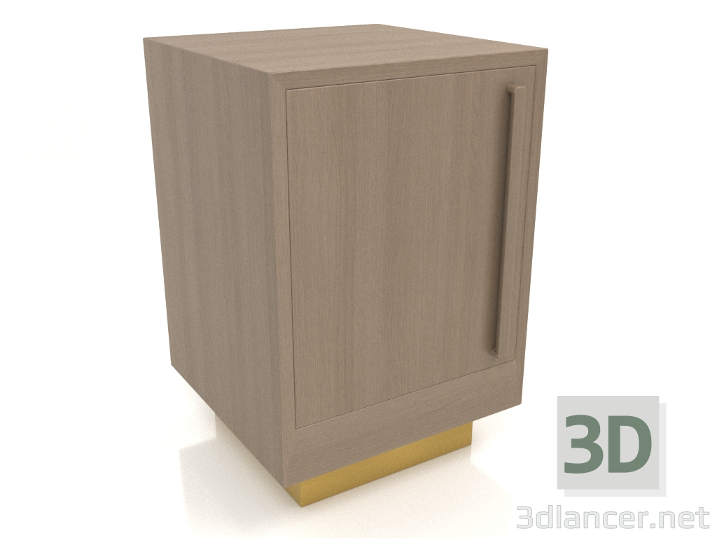 3d модель Тумба прикроватная TM 04 (400x400x600, wood grey) – превью