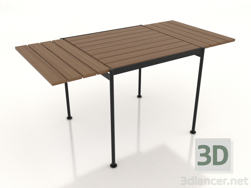 3d model Mesa de comedor 80x80 cm (extendida) - vista previa