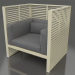 3d model Armchair Normando (Gold) - preview