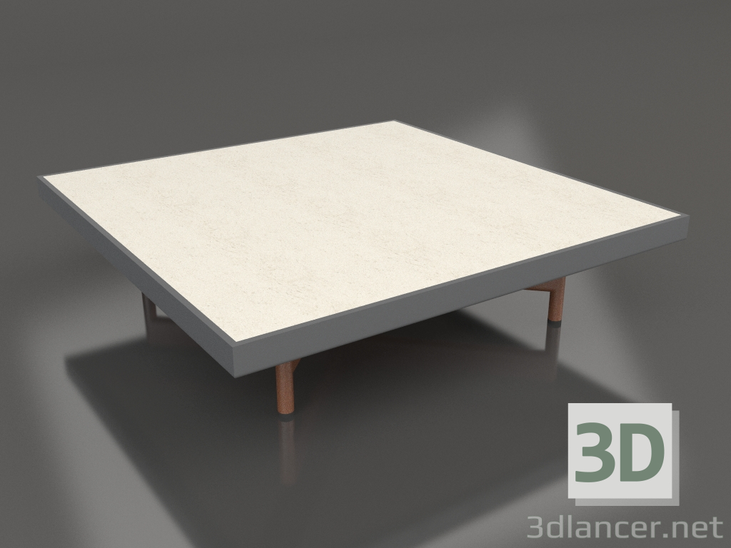 modèle 3D Table basse carrée (Anthracite, DEKTON Danae) - preview