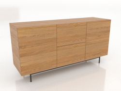 Cassettiera 2 1600 mm (rovere naturale)