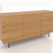modello 3D Cassettiera 2 1600 mm (rovere naturale) - anteprima