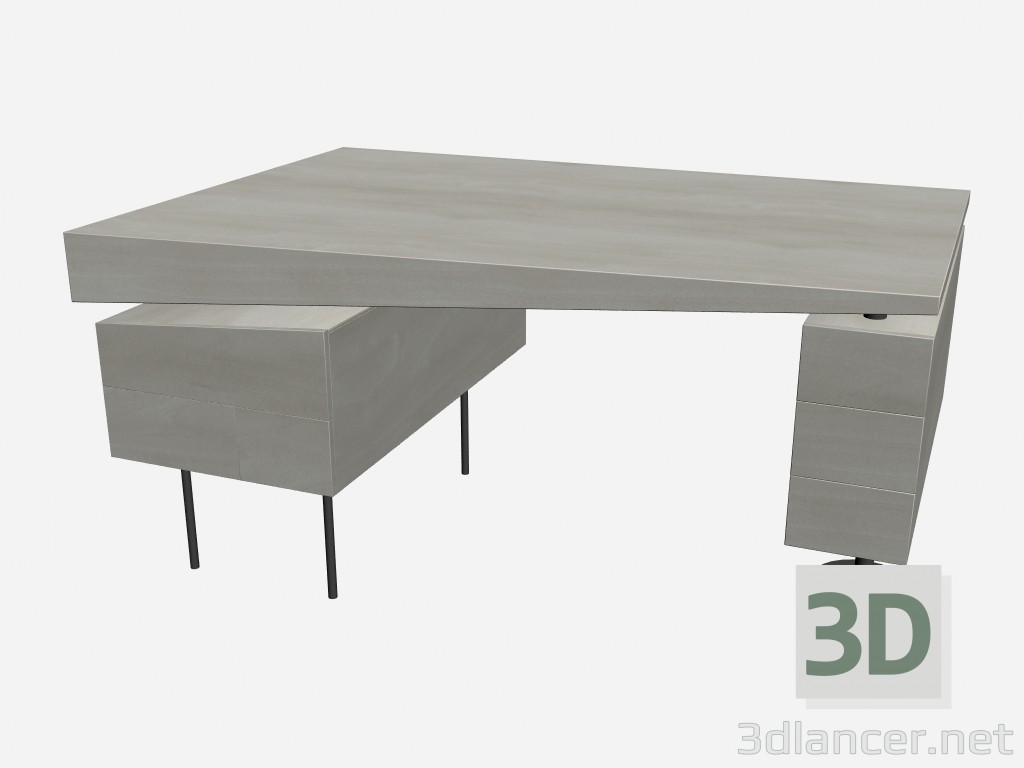 3D Modell Schreibtisch Mirak scrittoio - Vorschau