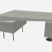 3d model Desk Mirak scrittoio - preview