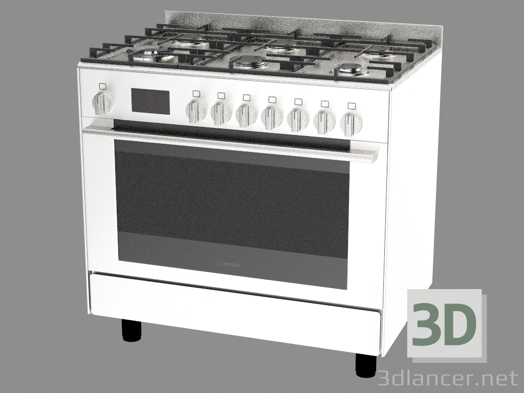 Modelo 3d Forno a gás HSB738356A - preview