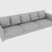 3d model Sofa CHOPIN FREE BACK SOFA (330X103XH75-mod100) - vista previa