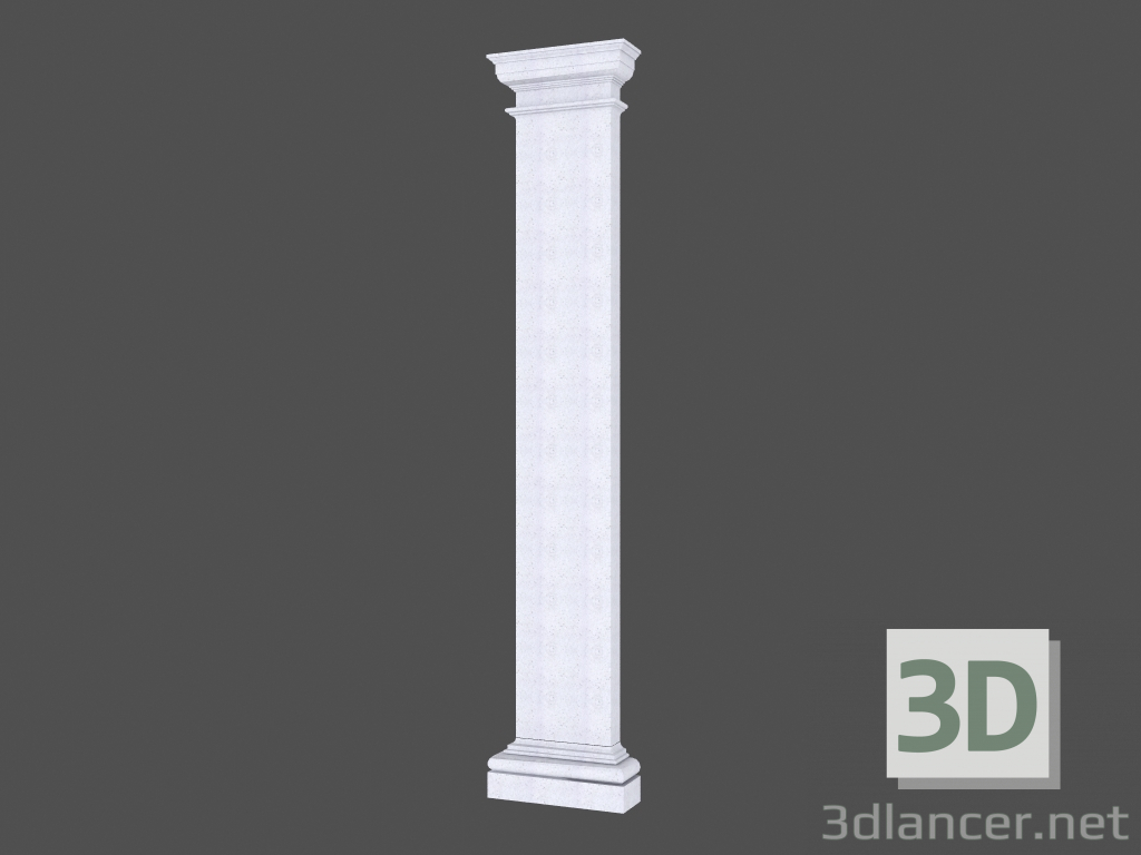 modello 3D Pilaster (P49T) - anteprima