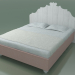 Modelo 3d Cama de casal (80 Е, branca) - preview