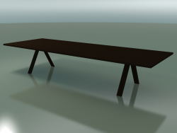 Table avec plan de travail standard 5000 (H 74-390 x 135 cm, wengé, composition 1)