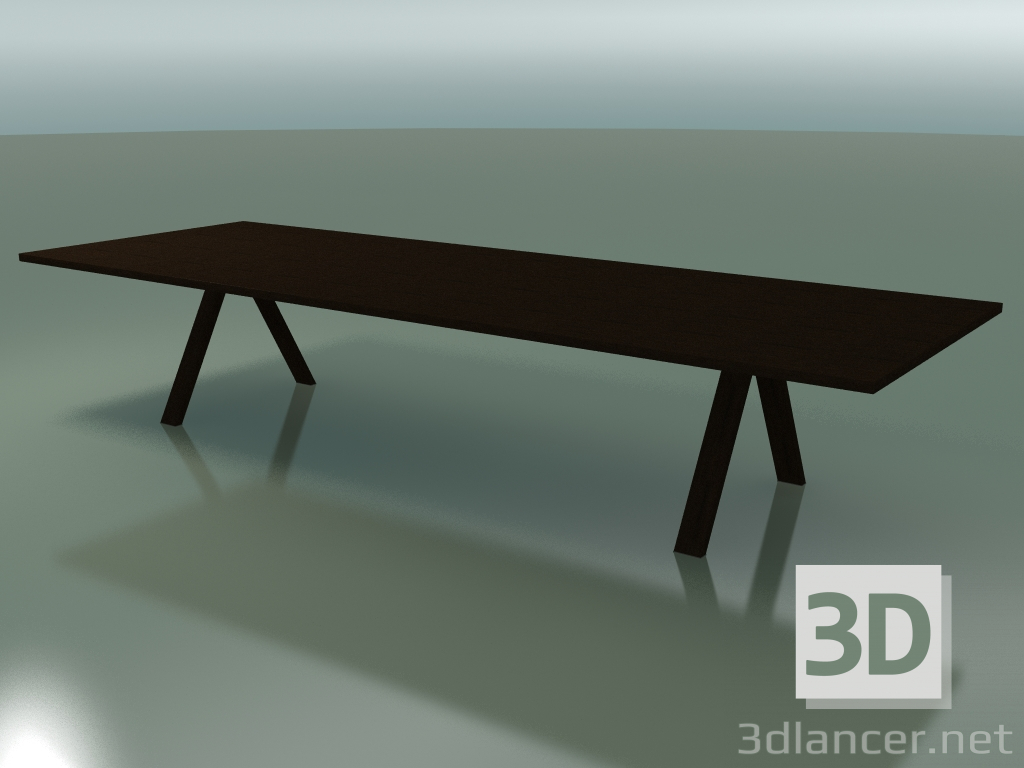 3d model Mesa con encimera estándar 5000 (H 74 - 390 x 135 cm, wengué, composición 1) - vista previa