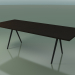 3D Modell Rechteckiger Tisch 5434 (H 74 - 100x240 cm, Beine 180 °, furniert L21 wenge, V44) - Vorschau