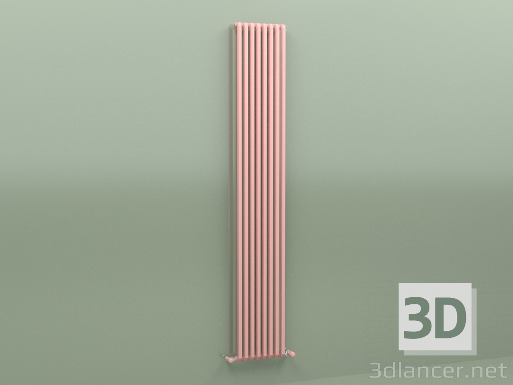 Modelo 3d Radiador SAX (H 2000 8 EL, Rosa - RAL 3015) - preview