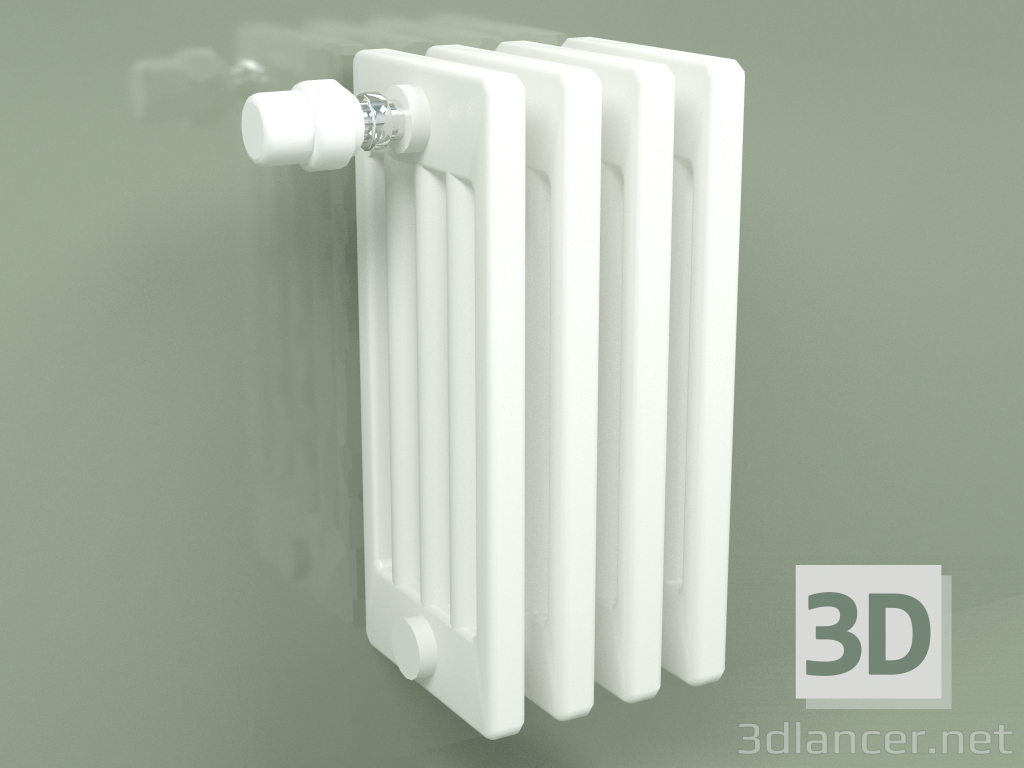 3d model Radiator Delta Laserline (DL5, H 400 mm, RAL - 9016) - preview