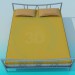 3d model Cama - vista previa