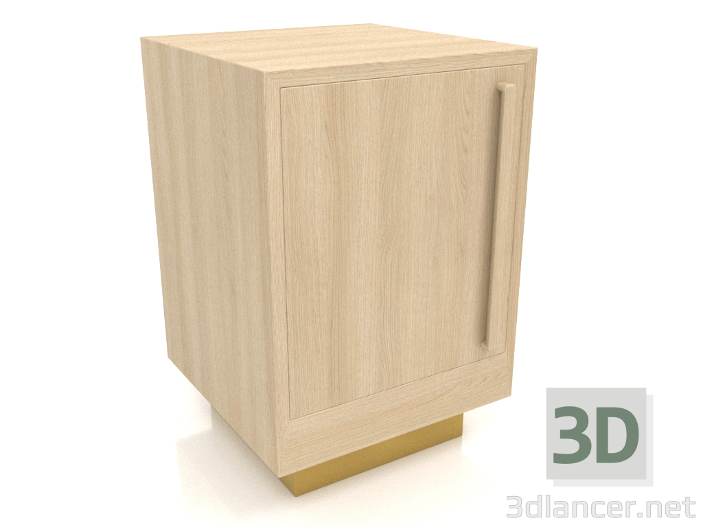 3d модель Тумба нічна TM 04 (400x400x600, wood white) – превью