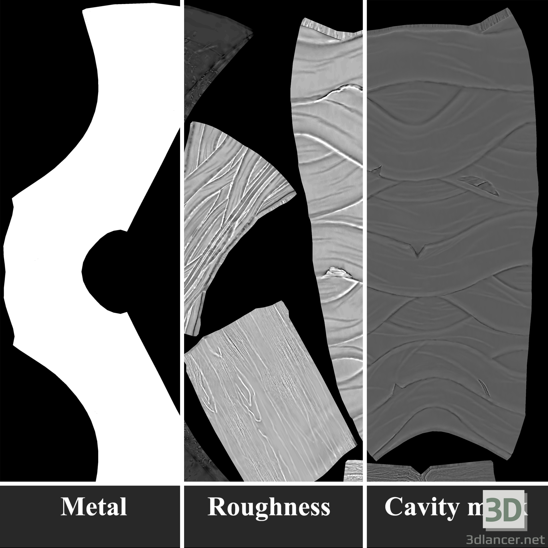 modello 3D di Ascia Francesca comprare - rendering