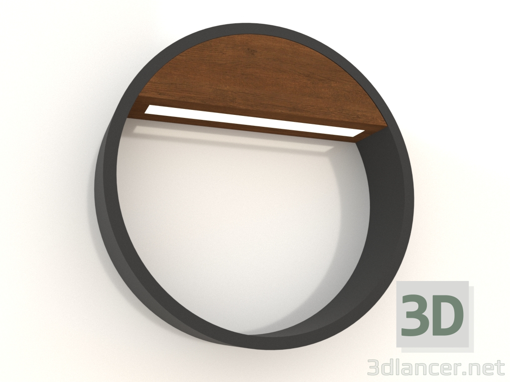 modèle 3D Lampadaire mural (6850) - preview