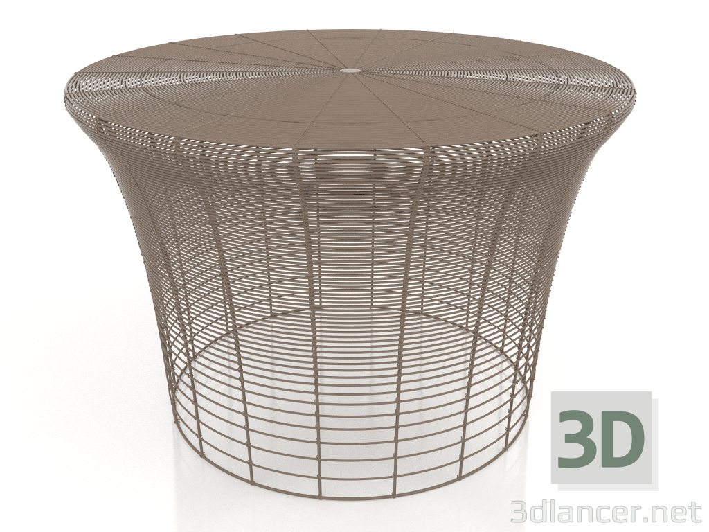 Modelo 3d Mesa de centro alta (Bronze) - preview