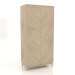 3D Modell LEMAR Kleiderschrank 2 Türen 1050x600x2200 mm (Eiche hell) - Vorschau